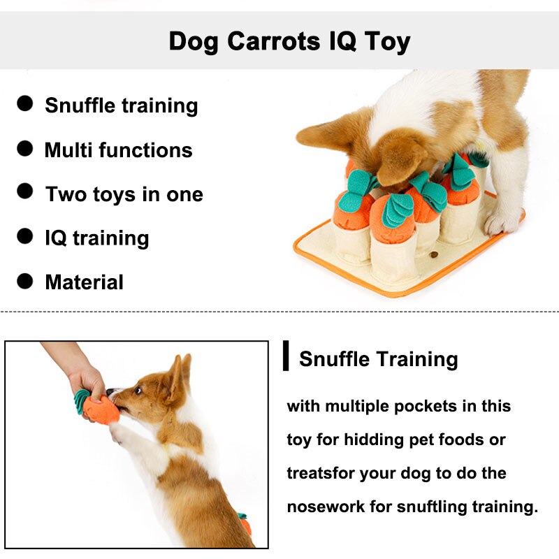 Pet Dog Snuffle Mat Training Toy