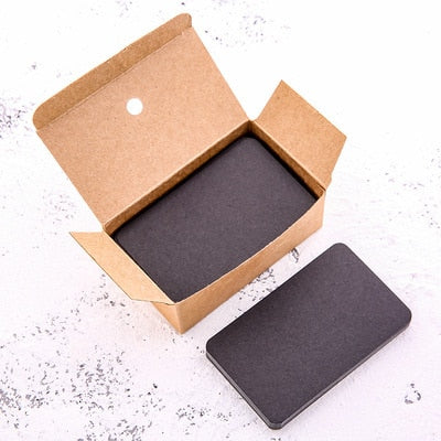 100pcs/box Blank Kraft Cards