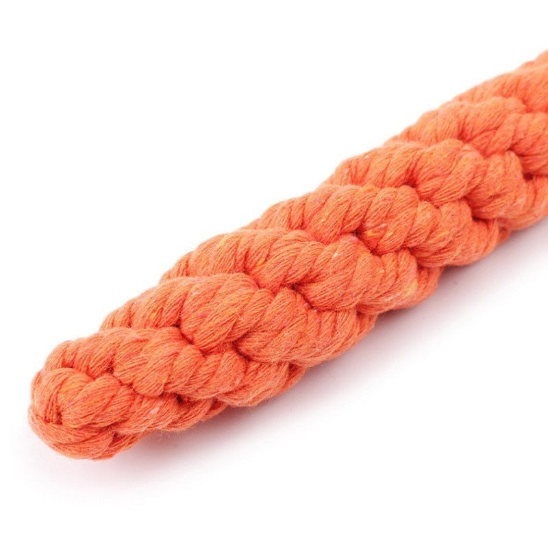 1PC 22cm-Toy Carrot Shape Rope Puppy Chew Toys