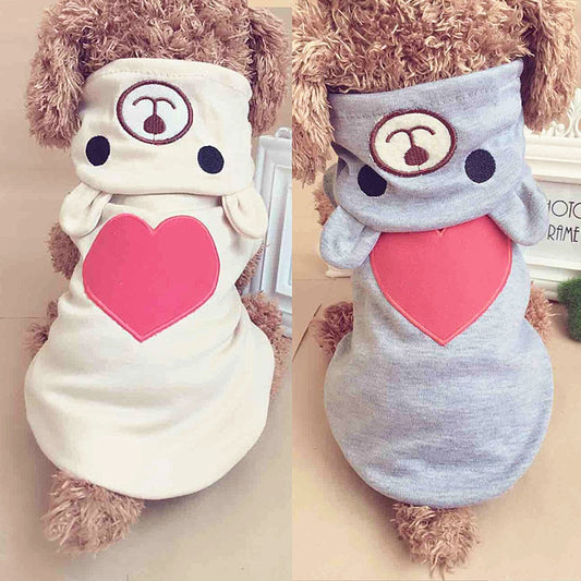 Small Dog Cotton Clothing Coat Hoodies