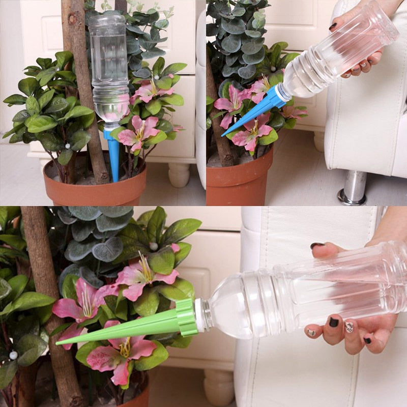 4 Pcs 4 Installed Automatic Watering Garden Supplies - Irrigation Kit System for potted plants