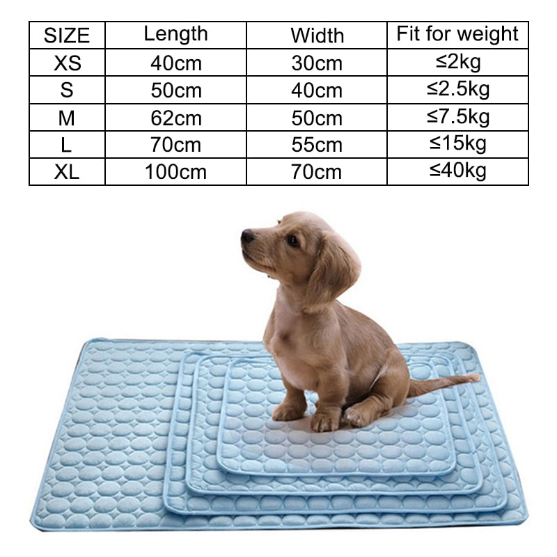 Pet Cooling Mat - Great for Hot Weather