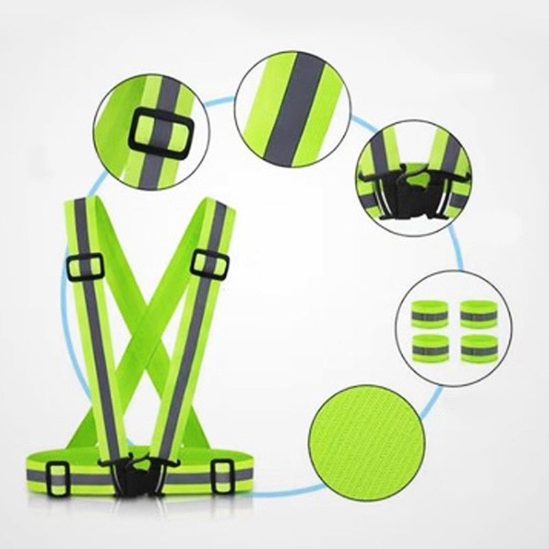 Highlight Reflective Straps - Safety Reflective Vest High Visibility