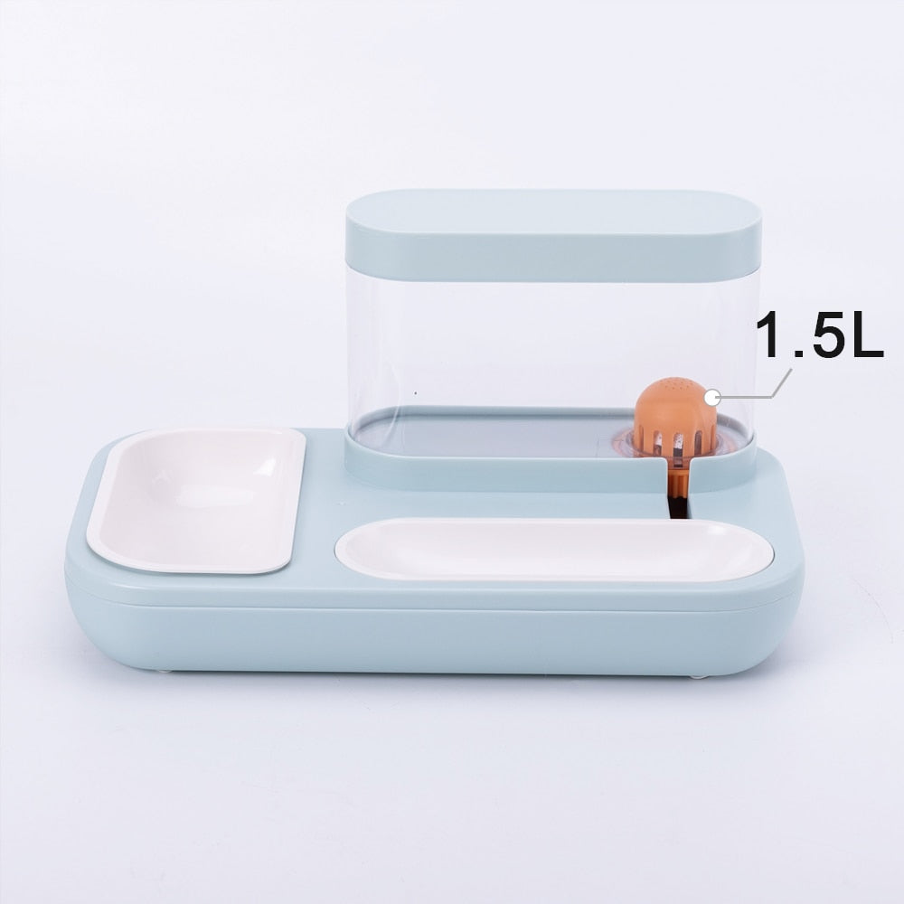 3 Style Pet Feeder Bowls - Automatic Drinking Fountain 1.5L Capacity