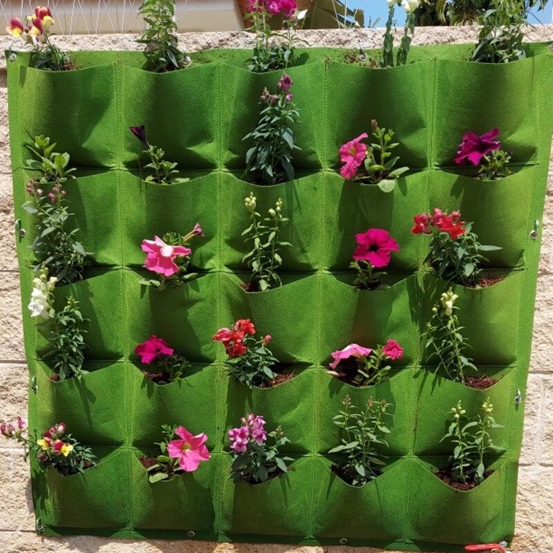 Green Pockets Growing Planter Bags Vertical Vegetable Garden