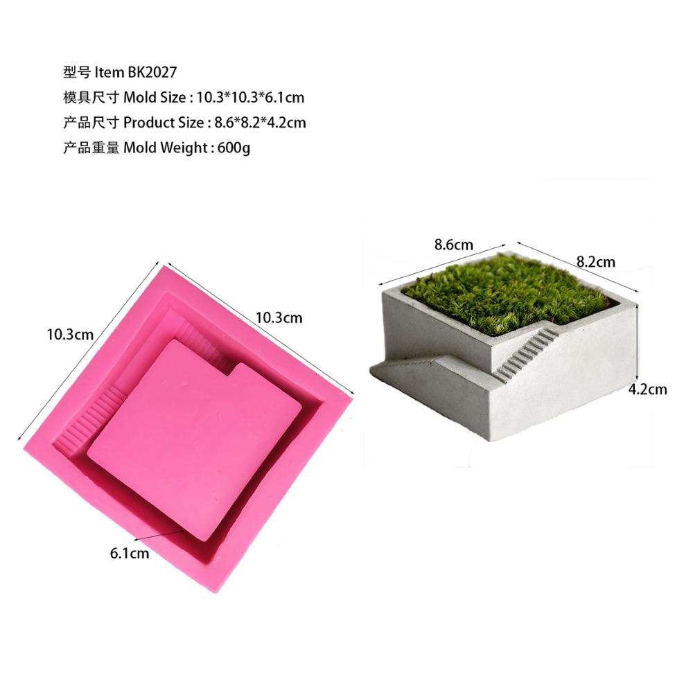 Hexagon Flowerpot Concrete Silicone