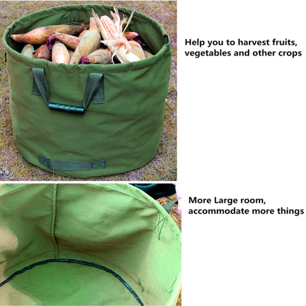 22*18IN Garden Leaf Storage Bag 600D Waterproof Oxford Cloth