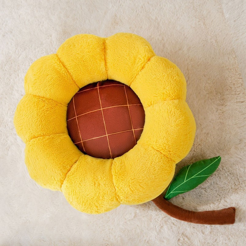 Pet Sun Flower Shape Round Nest