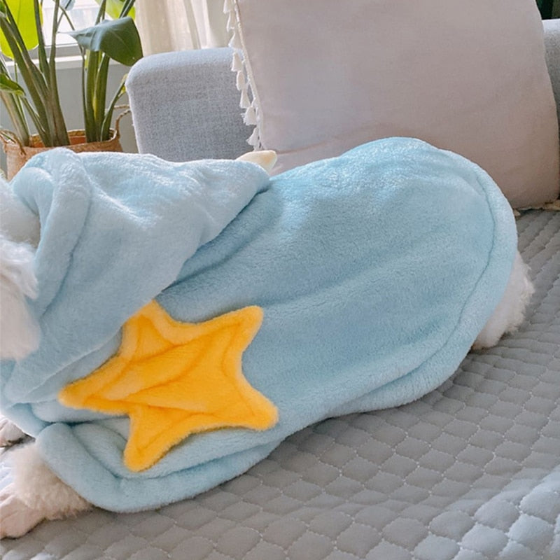 Soft Warm Pet S,all Cat / Dog Blanket - Night Robe