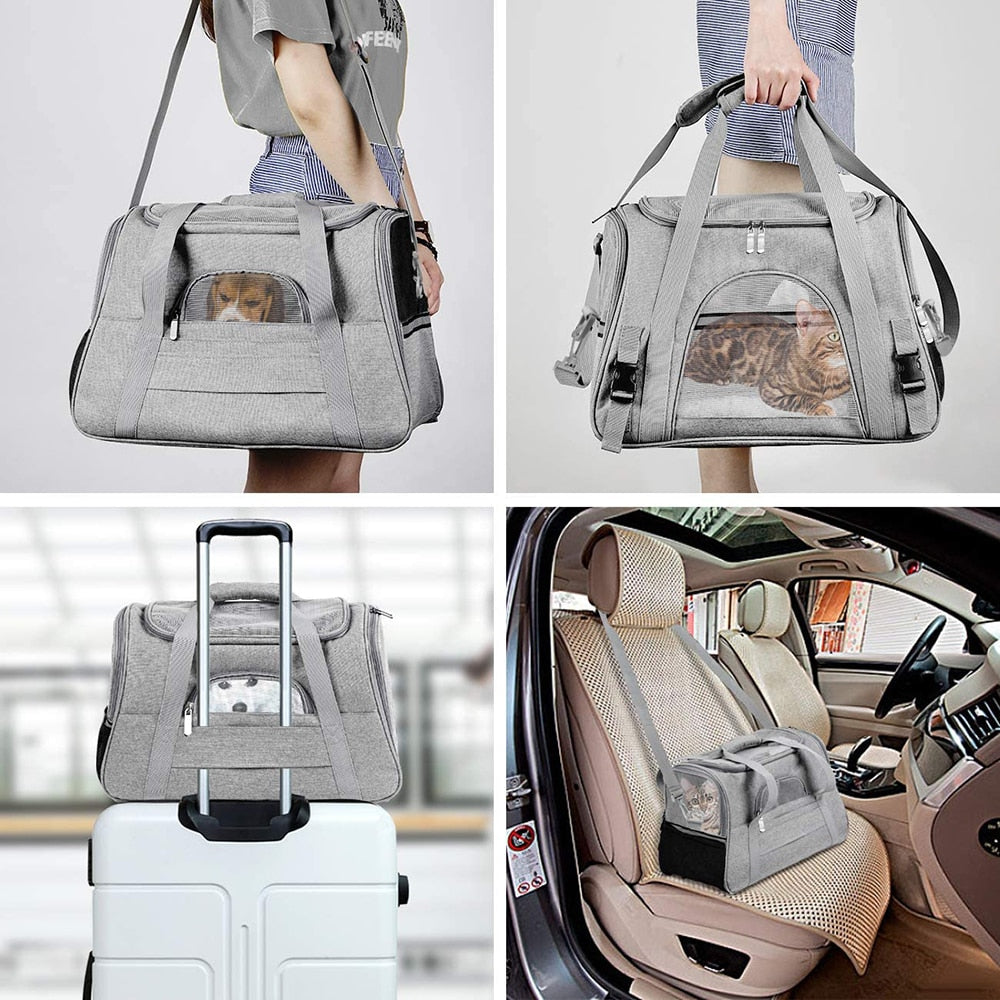 Dog Carrier Bag With Mesh Window