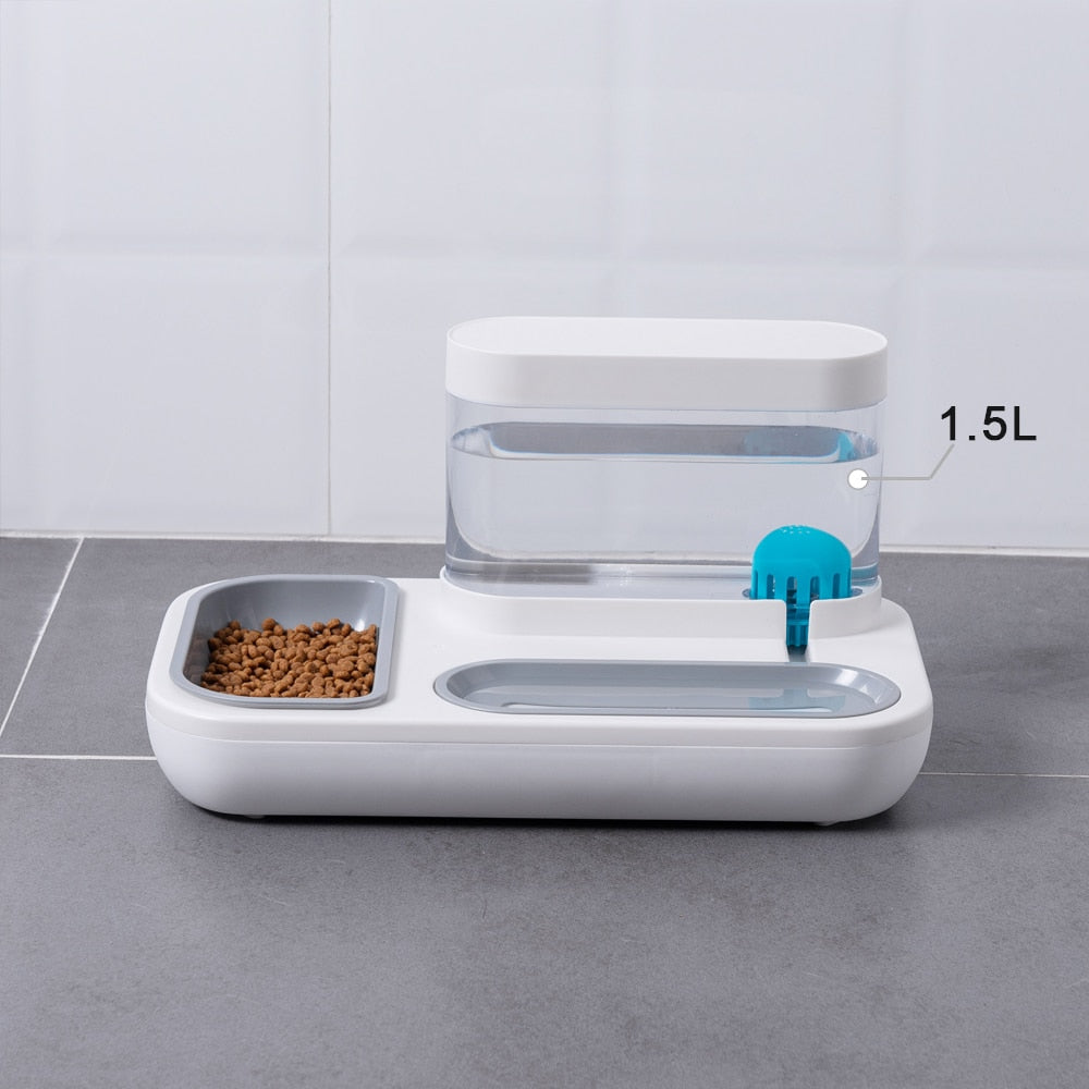 3 Style Pet Feeder Bowls - Automatic Drinking Fountain 1.5L Capacity