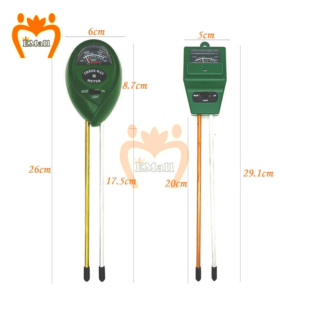 3 in1 Soil Water Moisture PH Meter