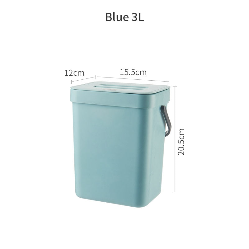 3/5/7L Hanging Trash Can