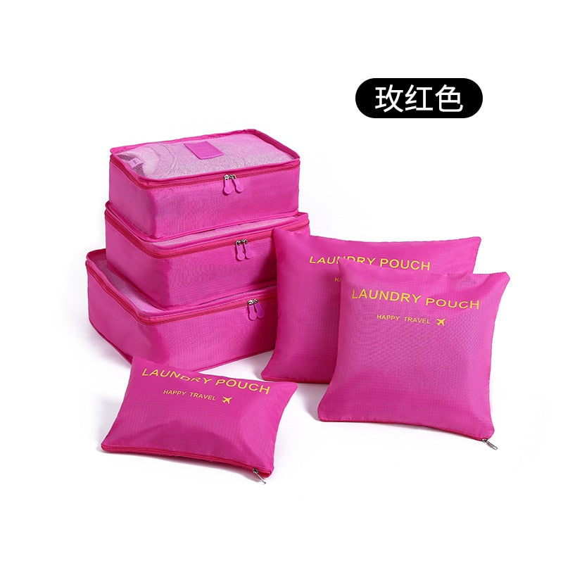 6 PCS Travel Storage Cubes