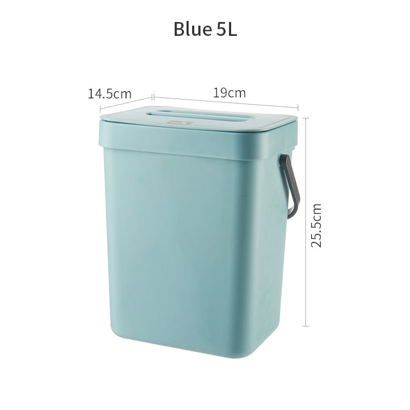 3/5/7L Hanging Trash Can