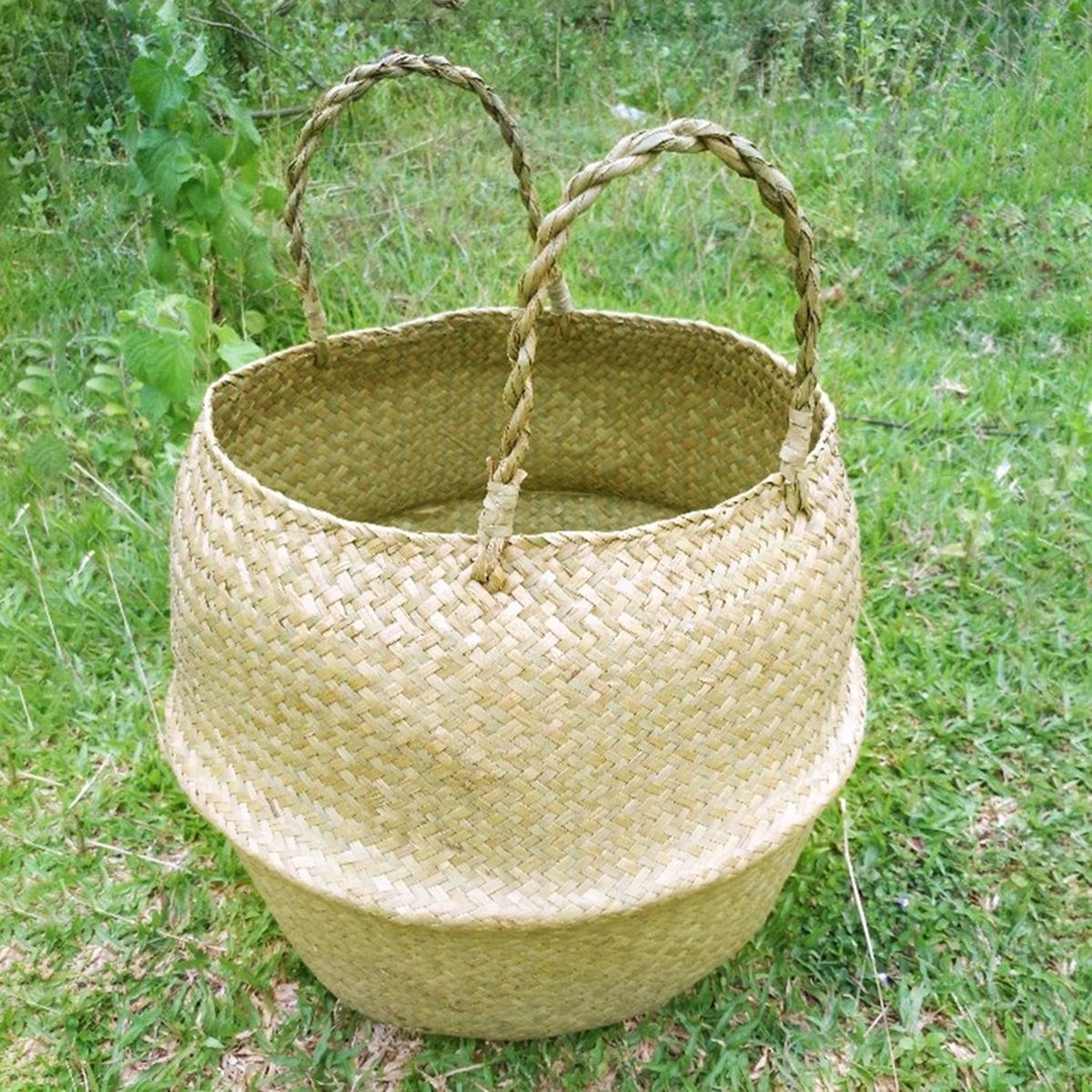 Seaweed Wicker Basket