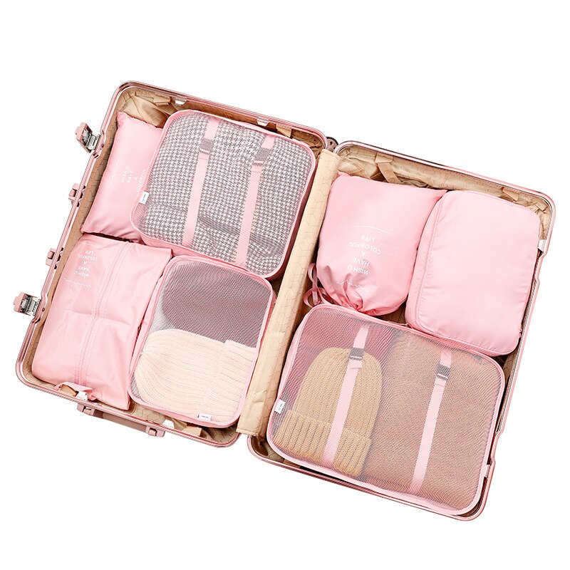 6/7/8 Piece Set Travel Storage Bags