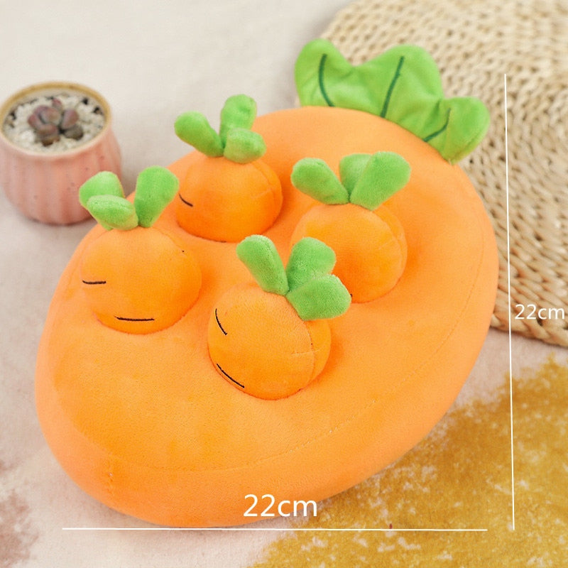 Carrot Plush Toy - Snuffle Mat