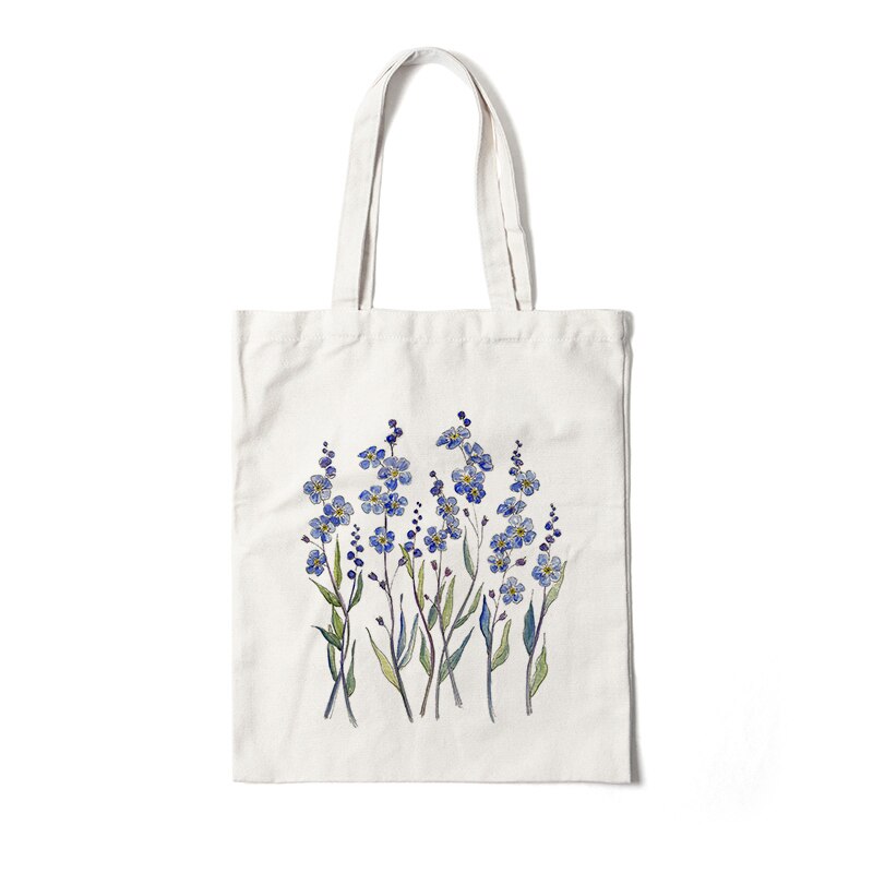 Floral Canvas Tote Bags