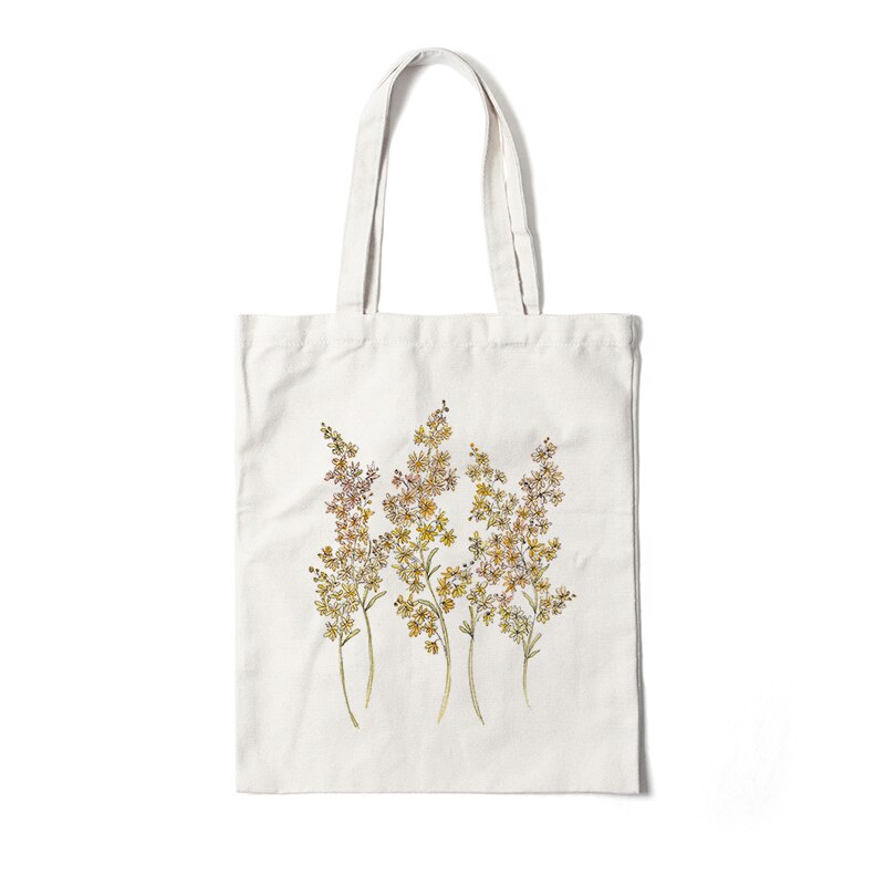 Floral Canvas Tote Bags