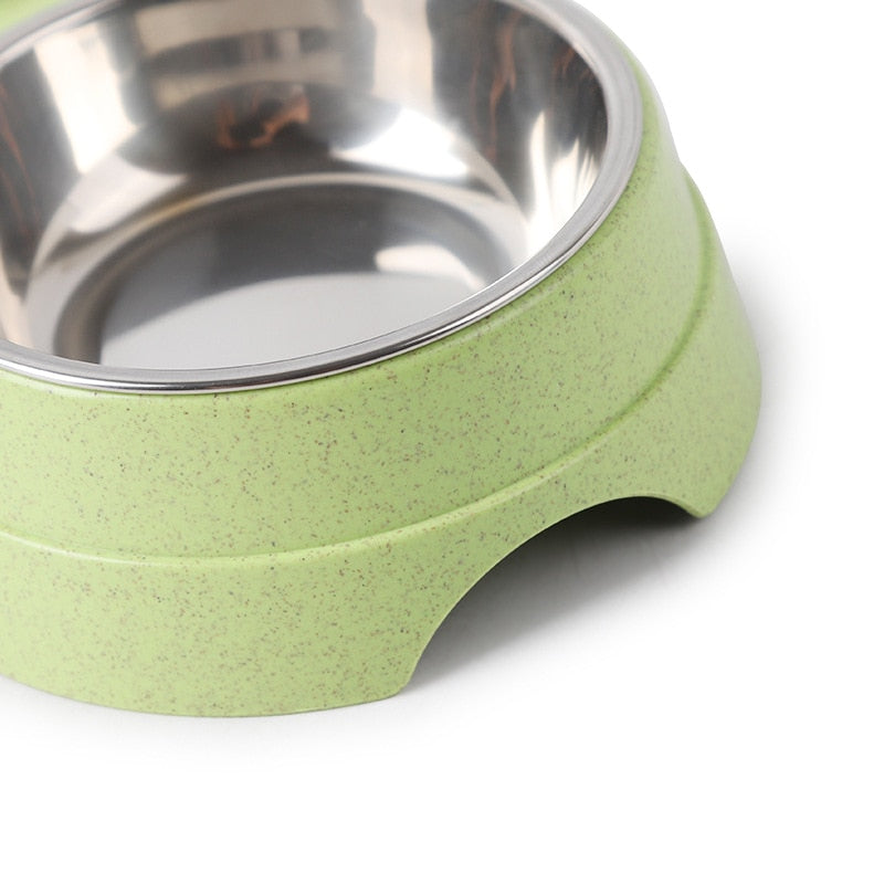 Double Pet Pet Food Bowl Stainless Steel