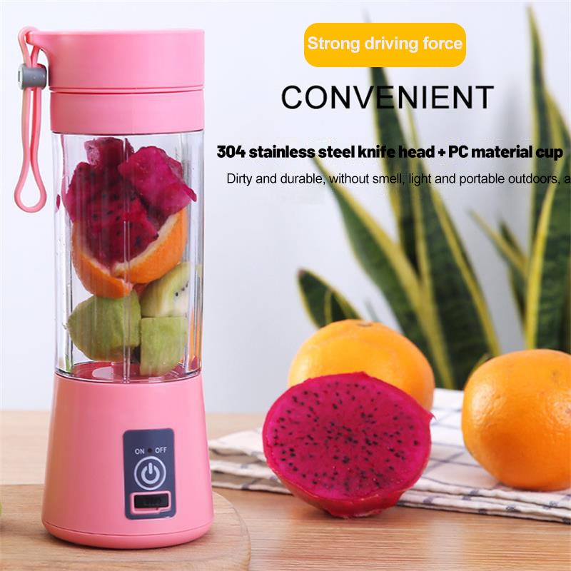 Mini Pink Portable Blender