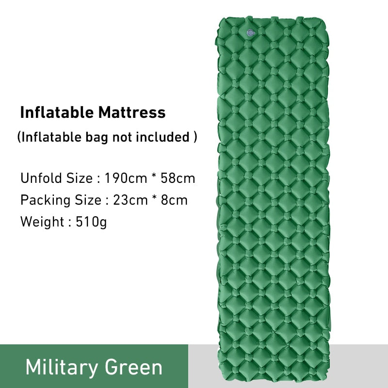 Outdoor Sleeping Pad - Camping Inflatable Mattress