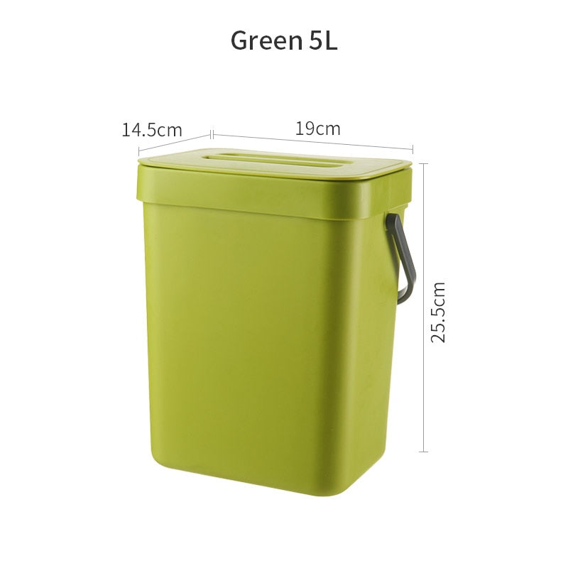 3/5/7L Hanging Trash Can