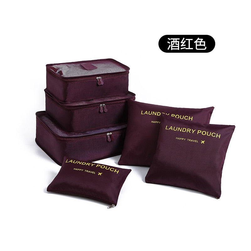 6 PCS Travel Storage Cubes