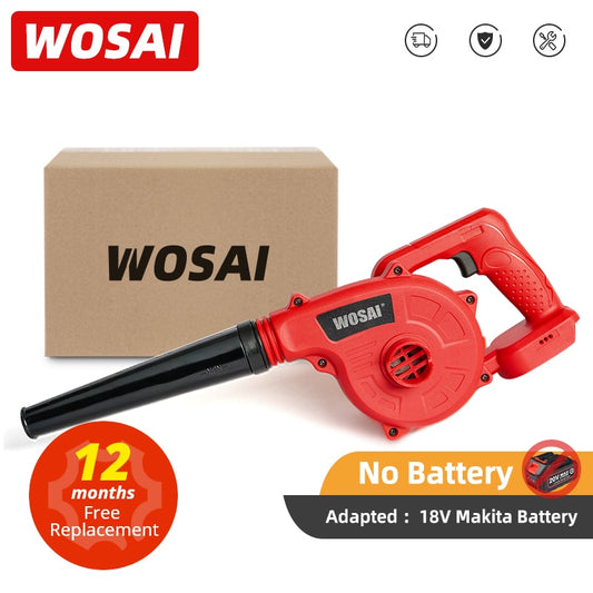 WOSAI MT Series 20V Electric Air Blower & Suction Handheld Leaf Computer Dust Cleaner Power Tool For Makita 18V Li-ion Battery