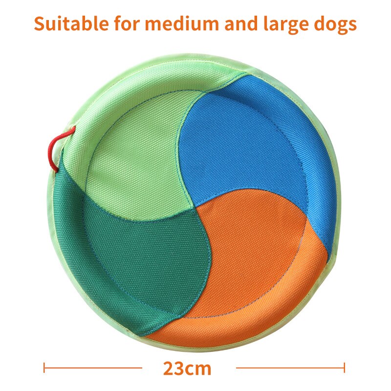 Frisbee Dog Interactive Playtime Training Cloth Toy