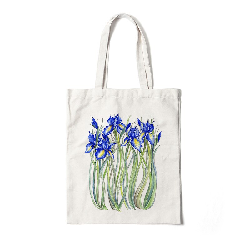 Floral Canvas Tote Bags