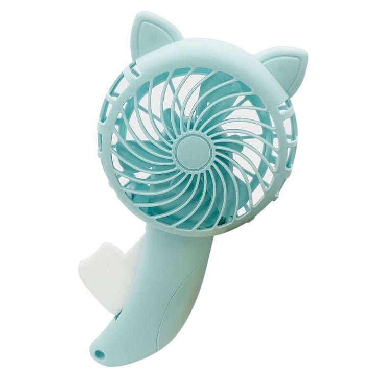 1PC Mini Hand Held Fan Hand Pressure Fan Without Battery