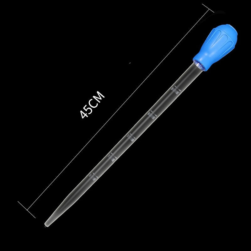 Lengthen Pipettes Aquarium siphon fish tank vacuum cleaner - Tools for aquarium water changer 29cm 45cm 30ml 50ml