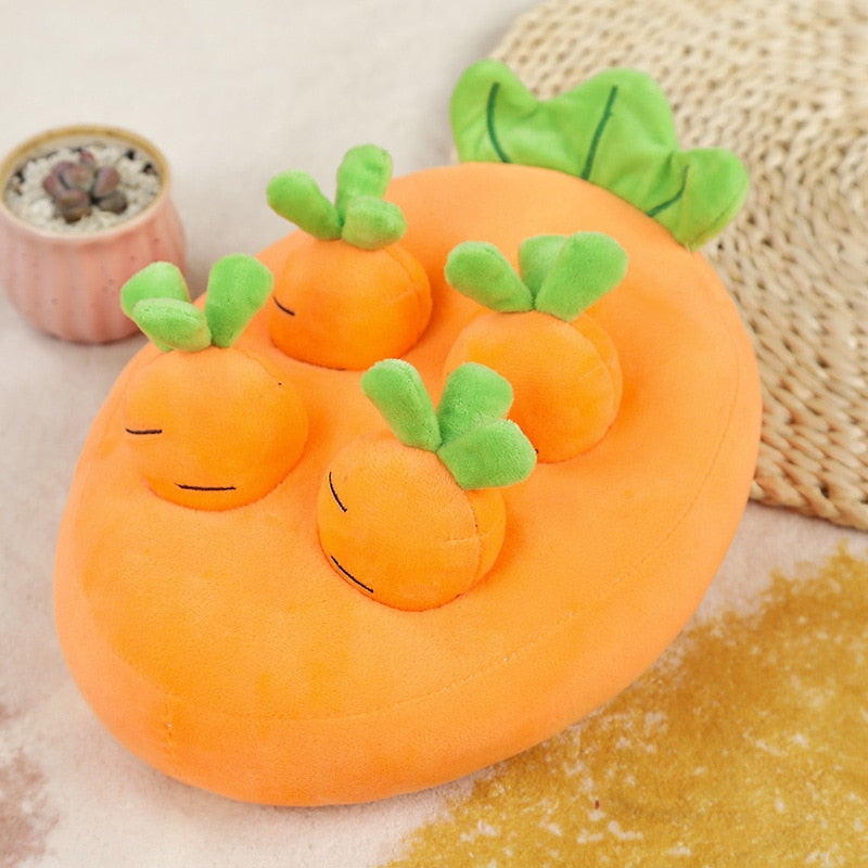 Carrot Plush Toy - Snuffle Mat