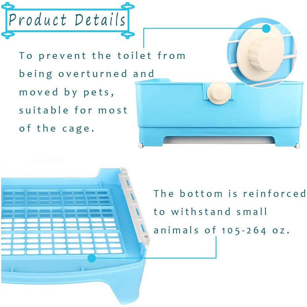 Large Rabbit Toilet Box Trainer Potty Corner Tray