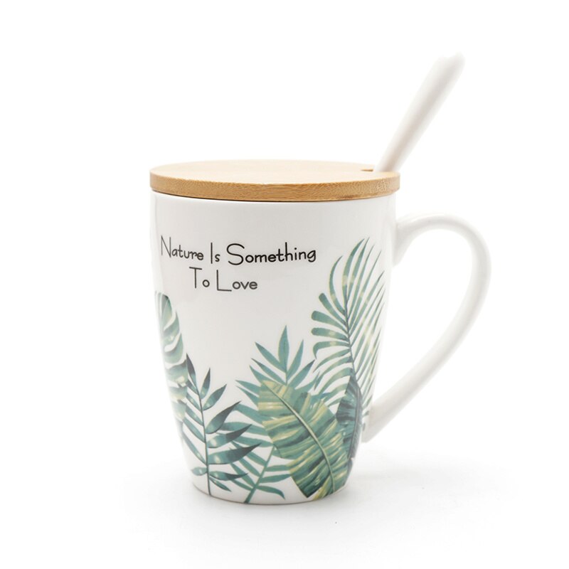 Rainforests Green Plants Monstera Coffee Mug