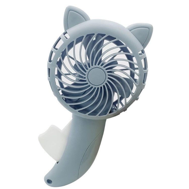 1PC Mini Hand Held Fan Hand Pressure Fan Without Battery