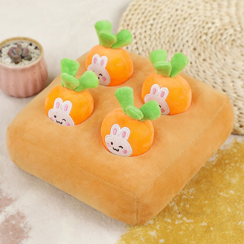 Carrot Plush Toy - Snuffle Mat