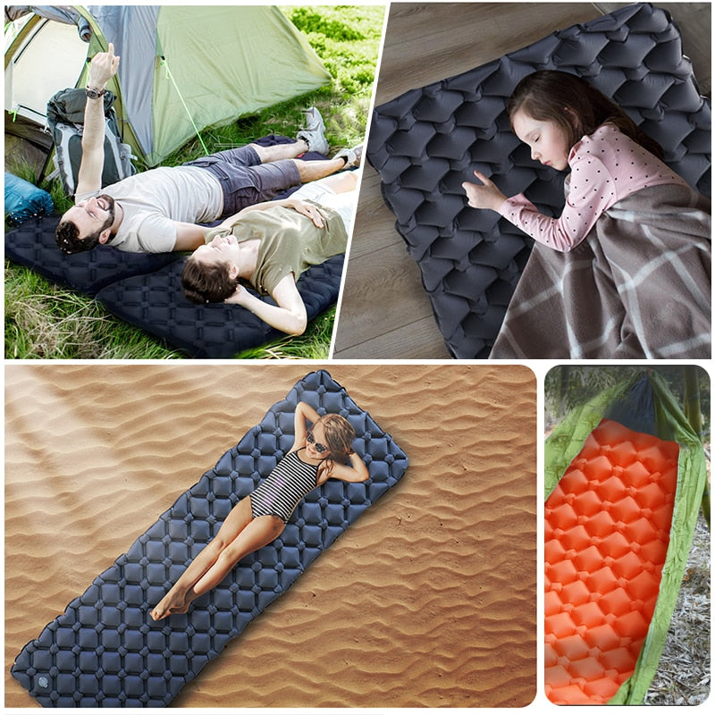 Outdoor Sleeping Pad - Camping Inflatable Mattress