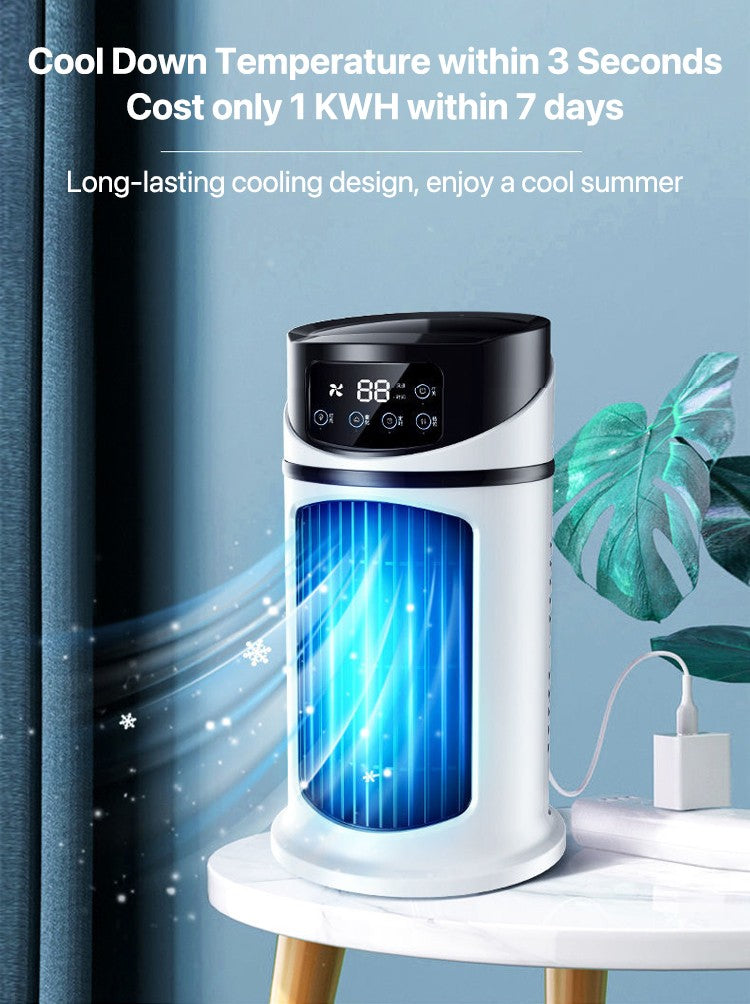 Portable Mini Air Conditioner Air Cooler Fan Water Cooling Fan