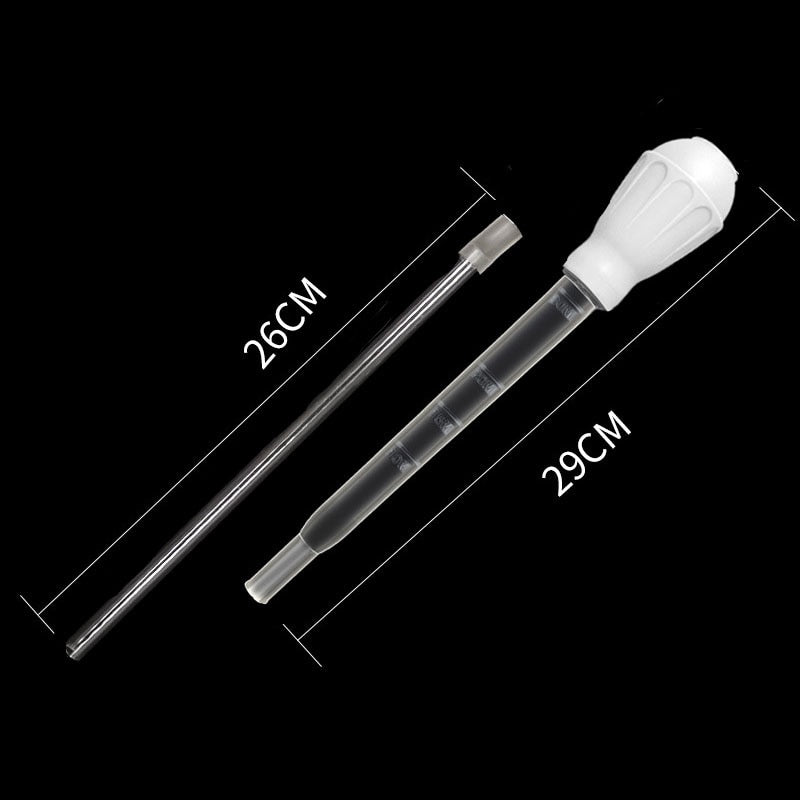 Lengthen Pipettes Aquarium siphon fish tank vacuum cleaner - Tools for aquarium water changer 29cm 45cm 30ml 50ml