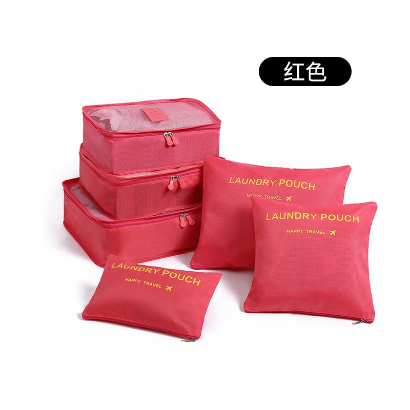 6 PCS Travel Storage Cubes