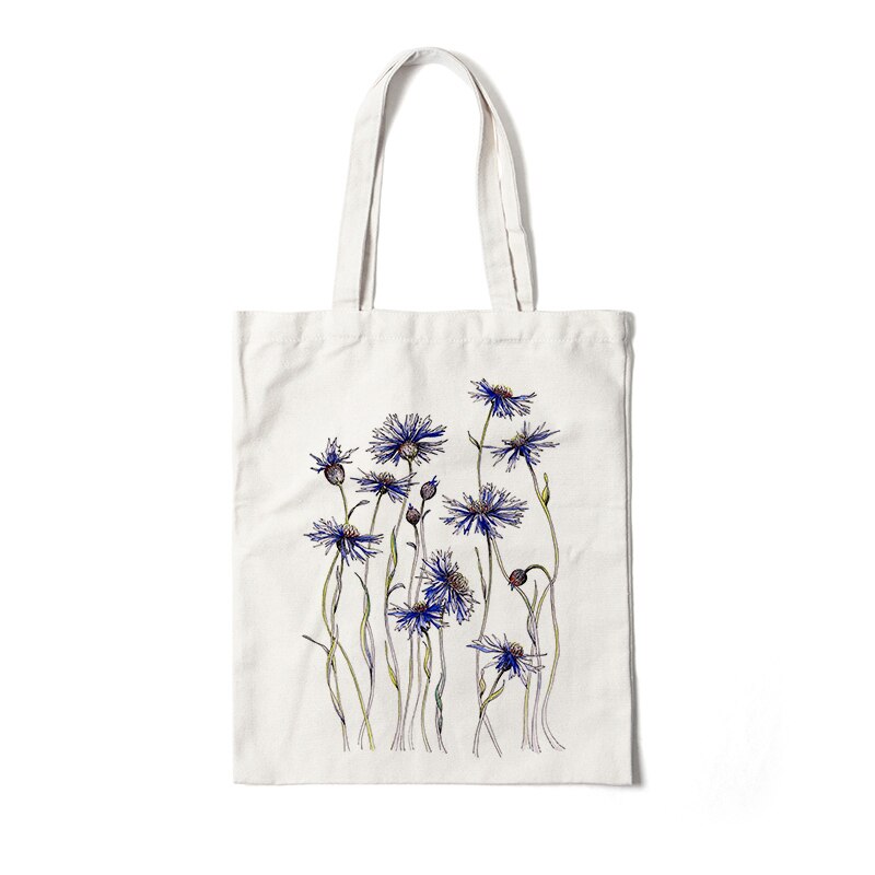 Floral Canvas Tote Bags