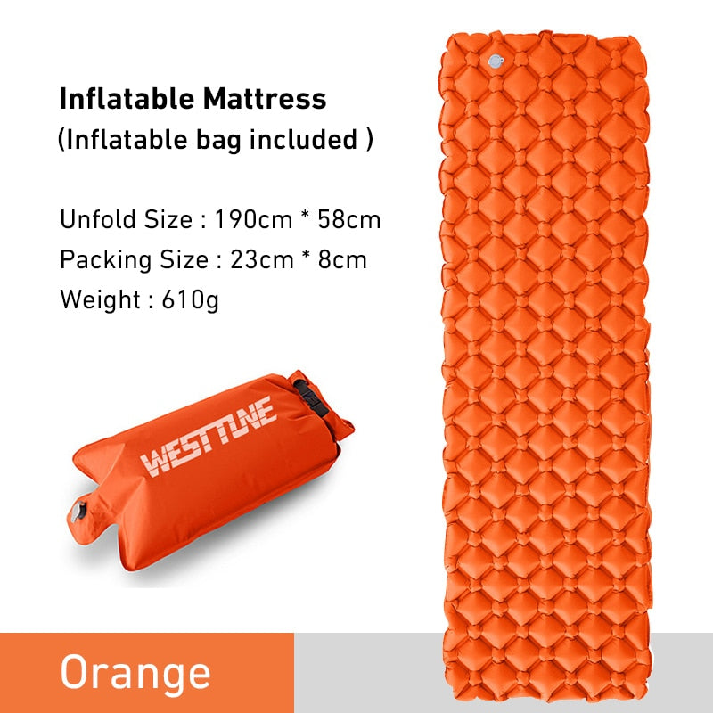 Outdoor Sleeping Pad - Camping Inflatable Mattress