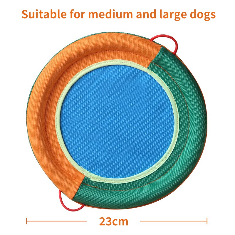 Frisbee Dog Interactive Playtime Training Cloth Toy