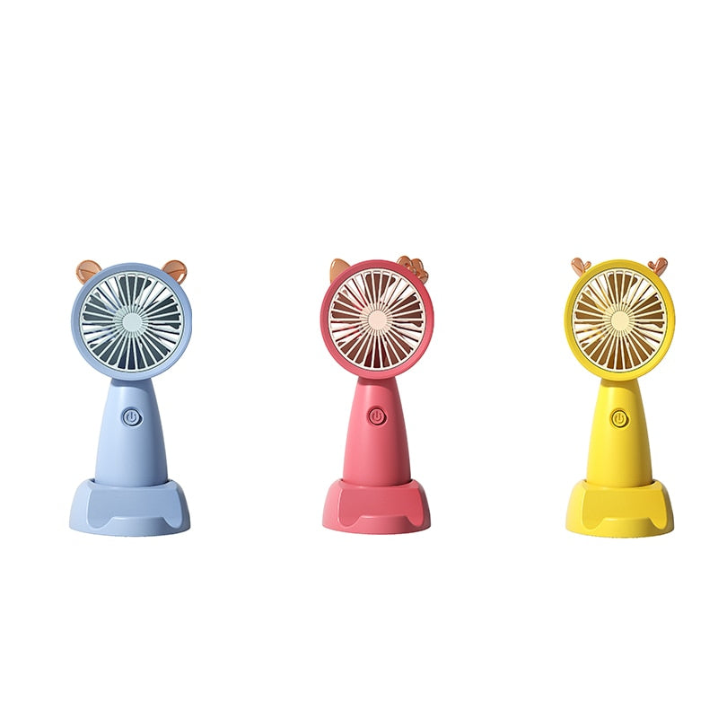 USB Mini Handheld Fan Outdoor Mini Creative Desktop Office Mute Charging Portable Handheld Fan