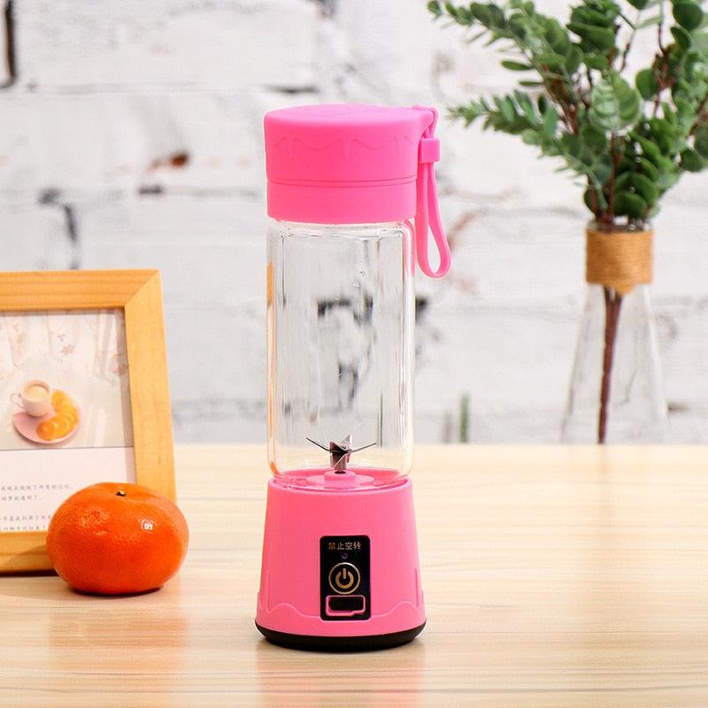 Mini Pink Portable Blender