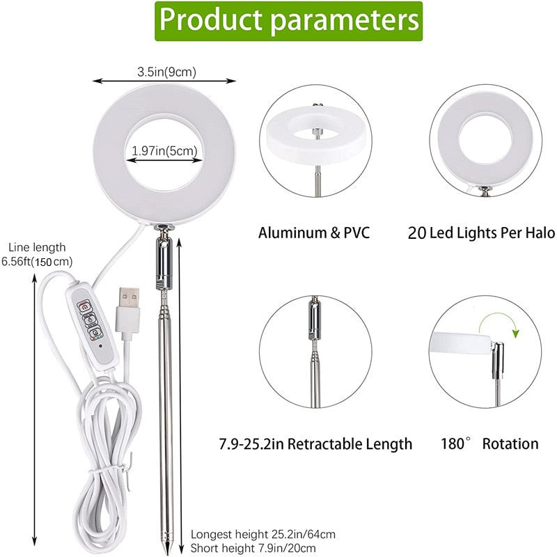 LED Grow Light - Full Spectrum Plant Growth Light