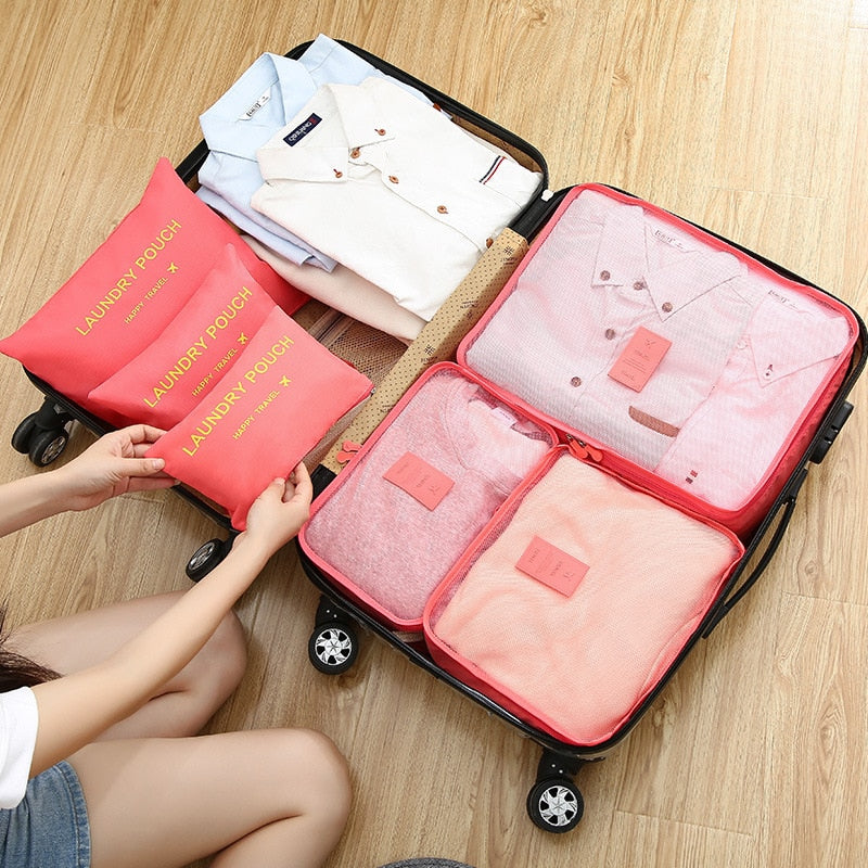 6 PCS Travel Storage Cubes